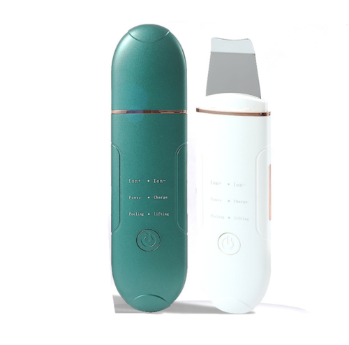 Ultrasonic Facial Skin Scrubber Skin Spatula Acne Removal Device