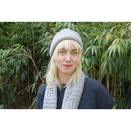 Women’s Cable Knit Hat & Infinity Scarf Set – Fuzzy Lined Winter