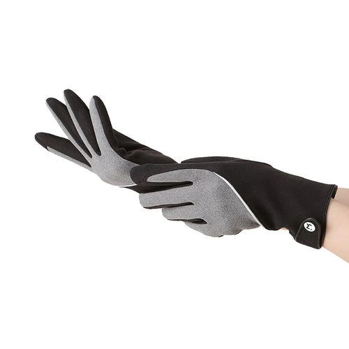Cycling Warm Gloves Women Winter Skiing Bicycle Outdoor Sport Plush