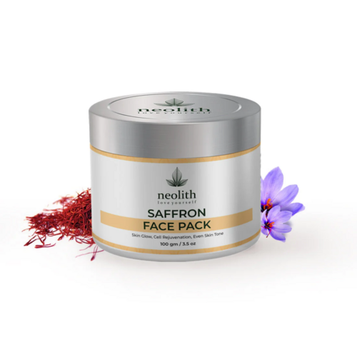 Neolith Saffron Face Pack || Skin Brightening Clay Face Mask For